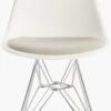 Eames Molded Plastic Side Chair With Seat Pad