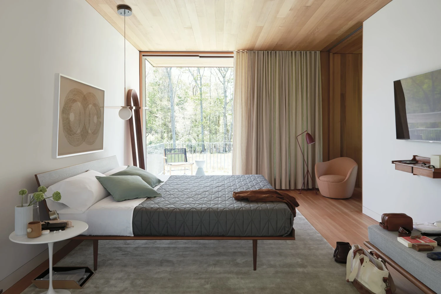 Nelson Thin Edge Bed, Veneer 10 Nelson Thin Edge Bed, Veneer - Image 10