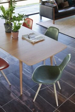 Eames Molded Fiberglass Side Chair -Muutous Zone W HM 3906 100145695 terracotta white ash v1 gif4