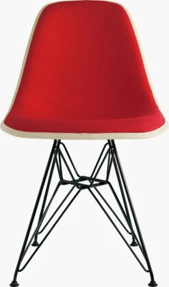 Eames Upholstered Molded Fiberglass Side Chair
