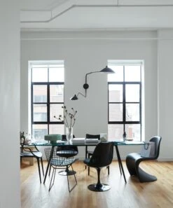 Bertoia Side Chair, Without Seat Pad -Muutous Zone W HM 4816 9095630 black glass v2 001 2