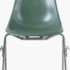 Eames Molded Fiberglass Side Chair, Stacking Base