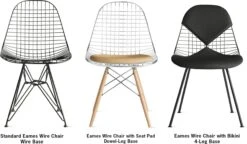 Eames Wire Chair, With Seat Pad -Muutous Zone W HM 519 100069963 black black d1