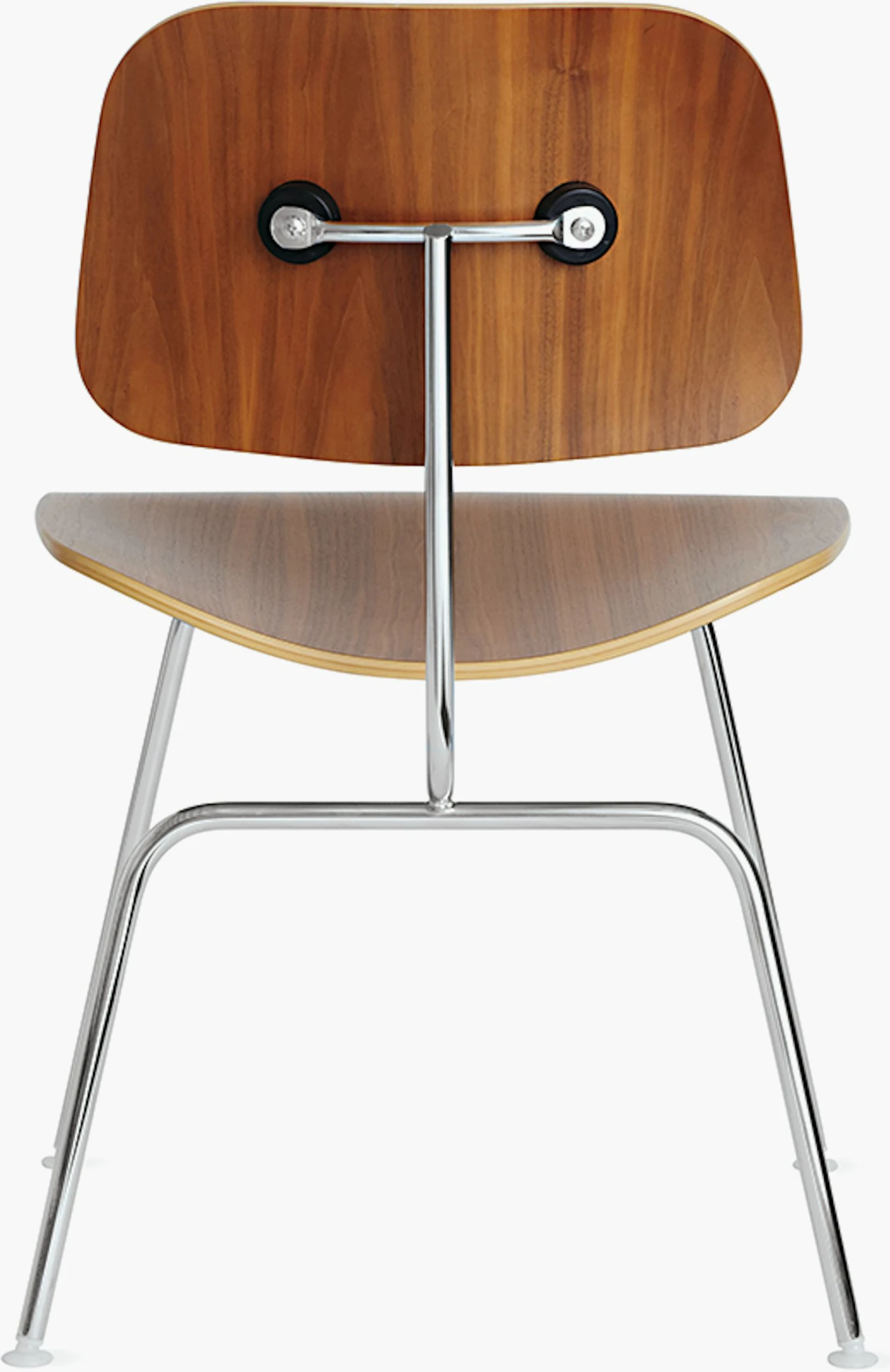 Eames Molded Plywood Dining Chair Metal Base (DCM) 4 Eames Molded Plywood Dining Chair Metal Base (DCM) - Image 4