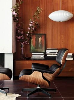 Eames Lounge Chair And Ottoman -Muutous Zone W HM 5667 100072222 black walnut v1 001 1