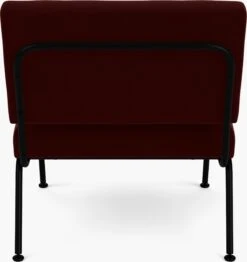 Florence Knoll Model 31 -Muutous Zone W KNO 2572165 100488376 knoll velvet wine black b