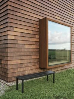 Muuto Linear Steel Bench -Muutous Zone W Linear steel bench 170 cm black muuto org